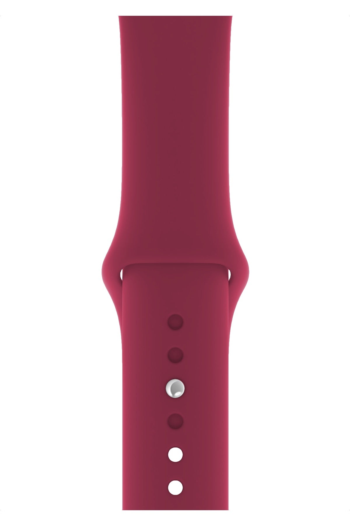 Apple Watch Uyumlu Silikon Spor Kordon Vişne