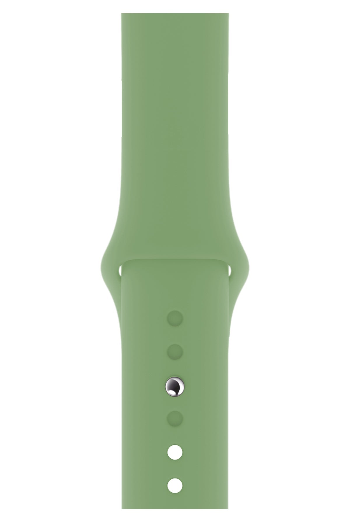 Apple Watch Uyumlu Silikon Spor Kordon Yosun Yeşil