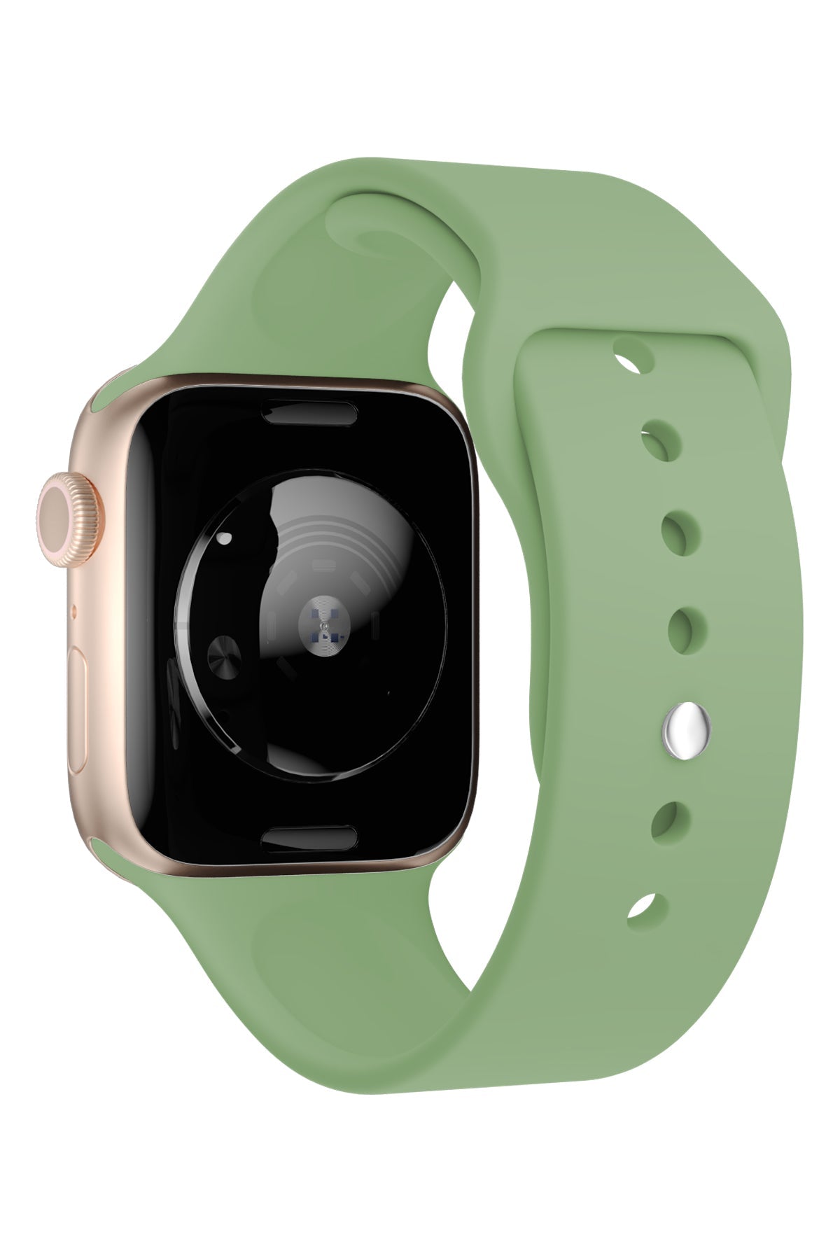Apple Watch Uyumlu Silikon Spor Kordon Yosun Yeşil