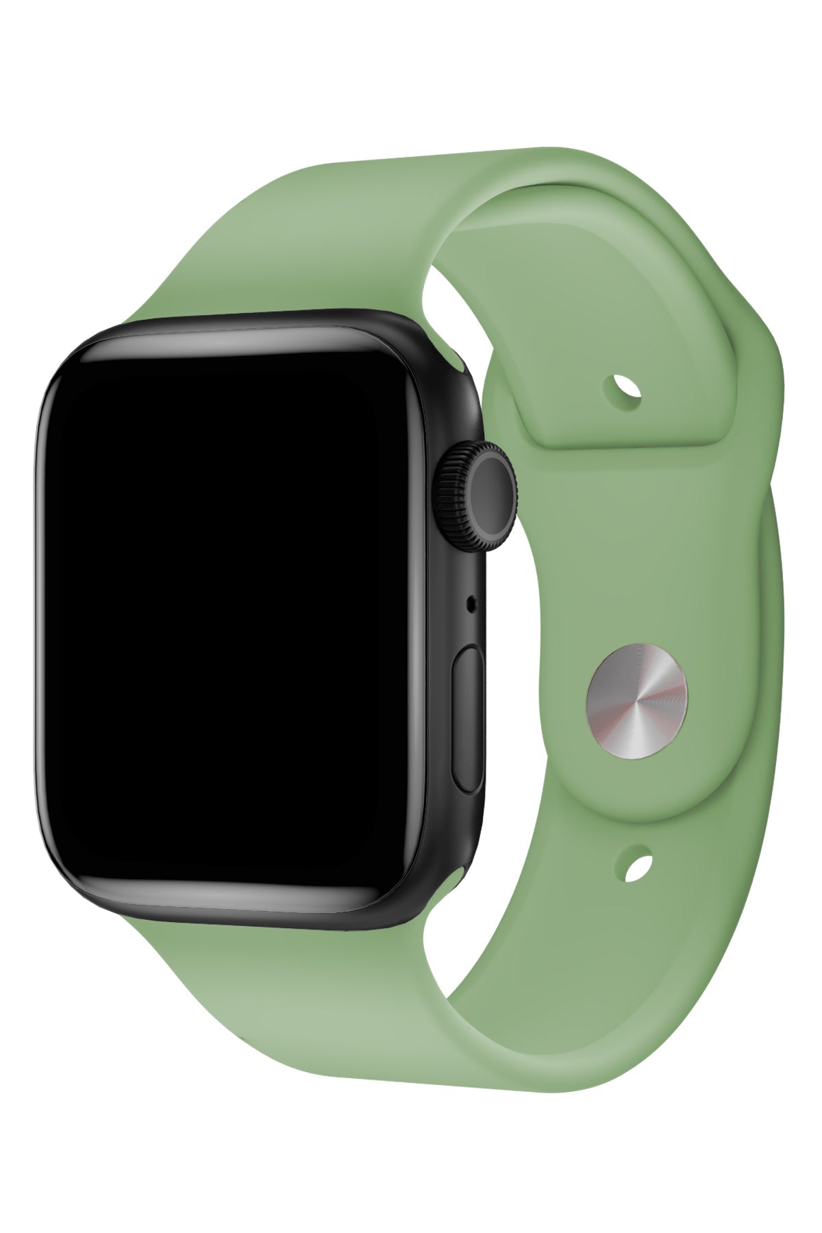 Apple Watch Uyumlu Silikon Spor Kordon Yosun Yeşil