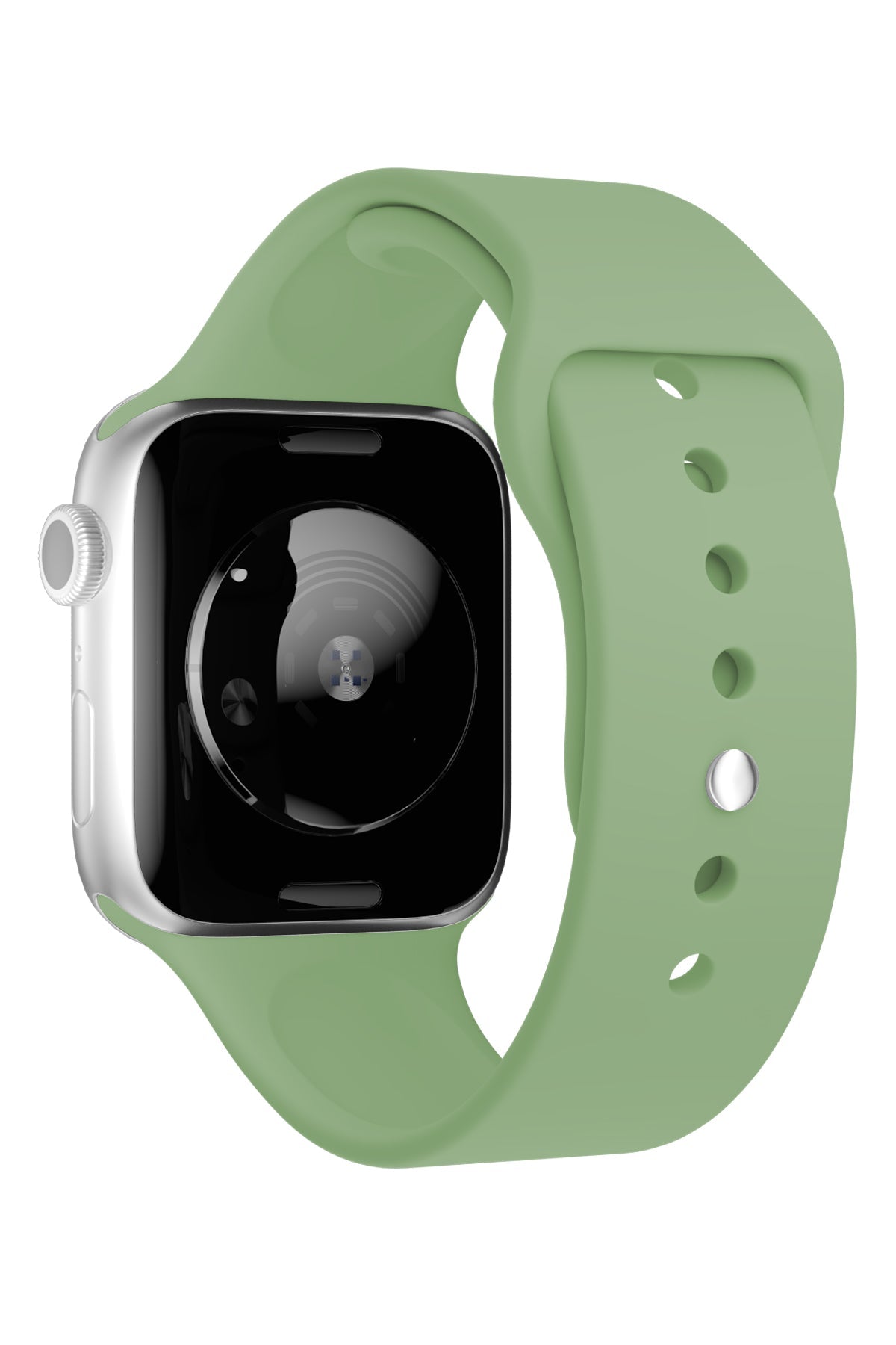 Apple Watch Uyumlu Silikon Spor Kordon Yosun Yeşil
