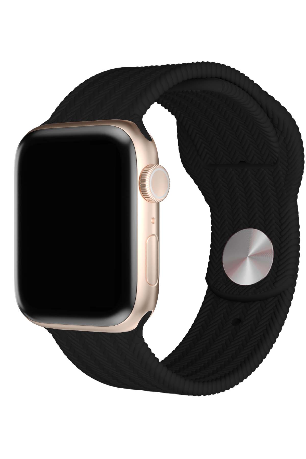 Apple Watch Uyumlu Silikon Wicker Loop Kordon Finley