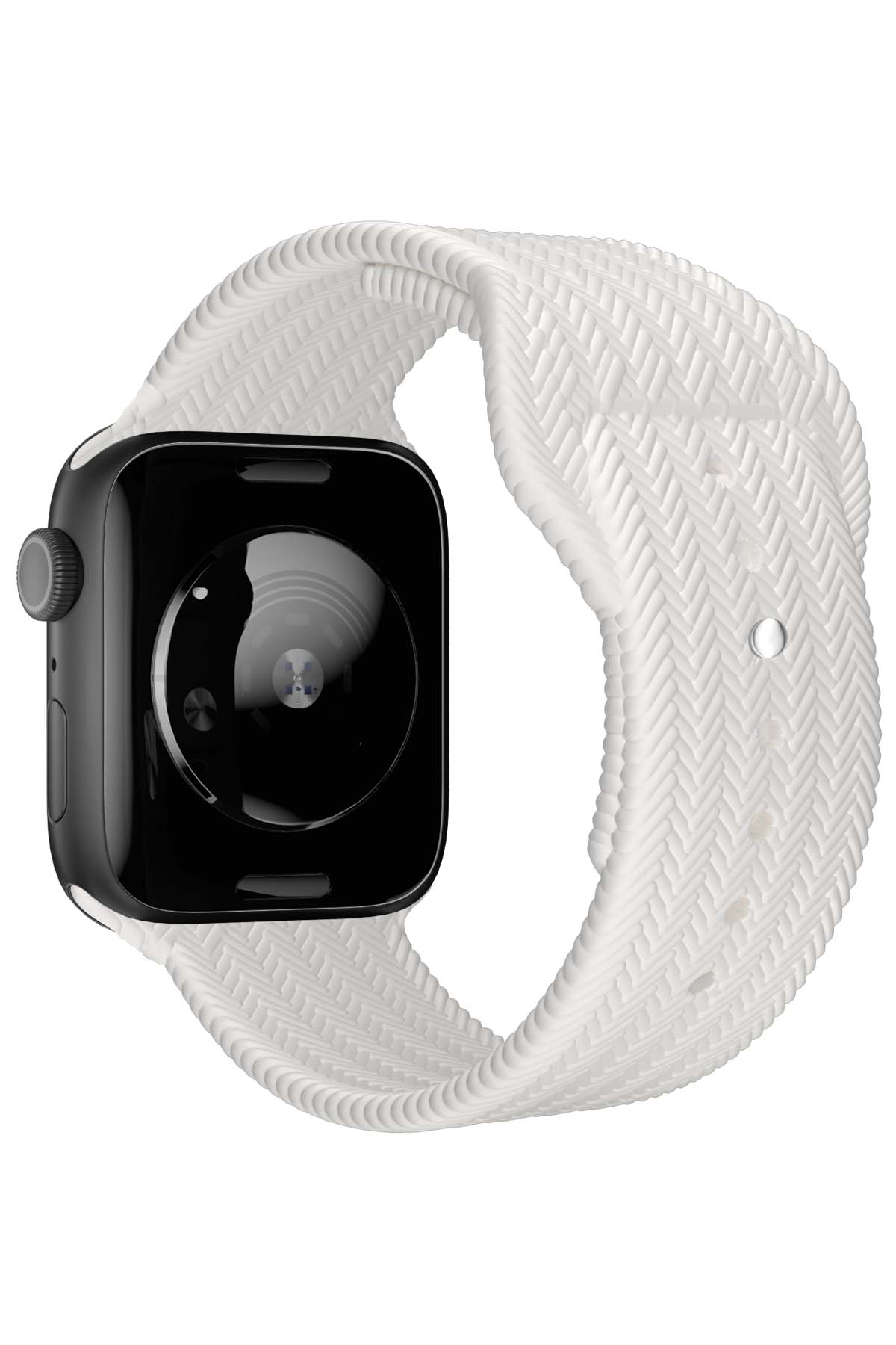 Apple Watch Uyumlu Silikon Wicker Loop Kordon Jewel