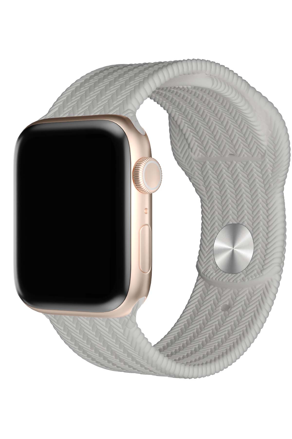 Apple Watch Uyumlu Silikon Wicker Loop Kordon Jewel