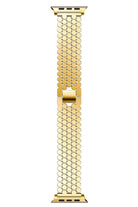 Apple Watch Uyumlu Simetro Loop Çelik Kordon Gold