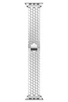 Apple Watch Uyumlu Simetro Loop Çelik Kordon Gümüş Gri