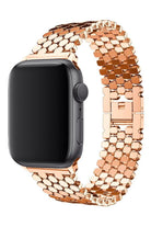 Apple Watch Uyumlu Simetro Loop Çelik Kordon Rose Gold
