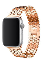 Apple Watch Uyumlu Simetro Loop Çelik Kordon Rose Gold