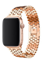 Apple Watch Uyumlu Simetro Loop Çelik Kordon Rose Gold
