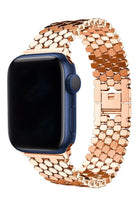 Apple Watch Uyumlu Simetro Loop Çelik Kordon Rose Gold
