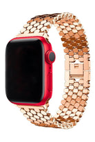Apple Watch Uyumlu Simetro Loop Çelik Kordon Rose Gold