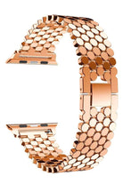 Apple Watch Uyumlu Simetro Loop Çelik Kordon Rose Gold