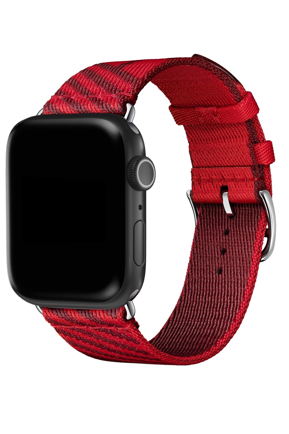 Apple Watch Uyumlu Simple Loop Örme Kordon Crimson