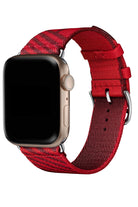Apple Watch Uyumlu Simple Loop Örme Kordon Crimson
