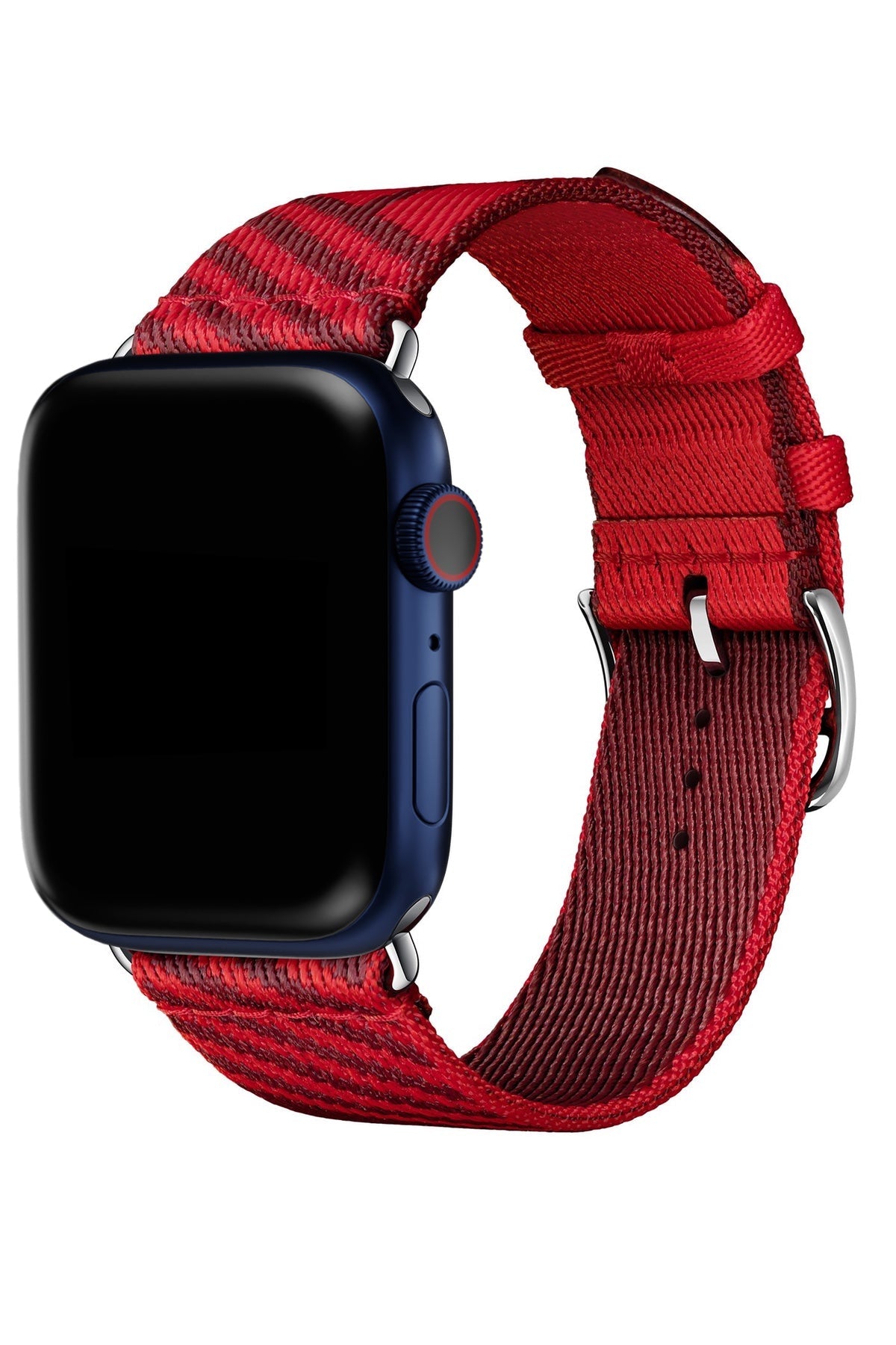 Apple Watch Uyumlu Simple Loop Örme Kordon Crimson