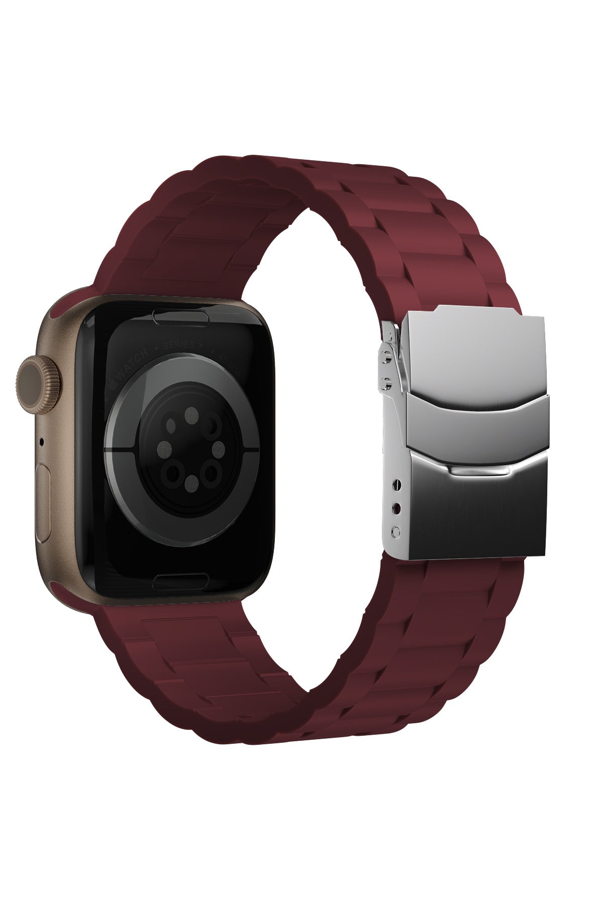 Apple Watch Uyumlu Soft Buckle Silikon Kordon Cordovan