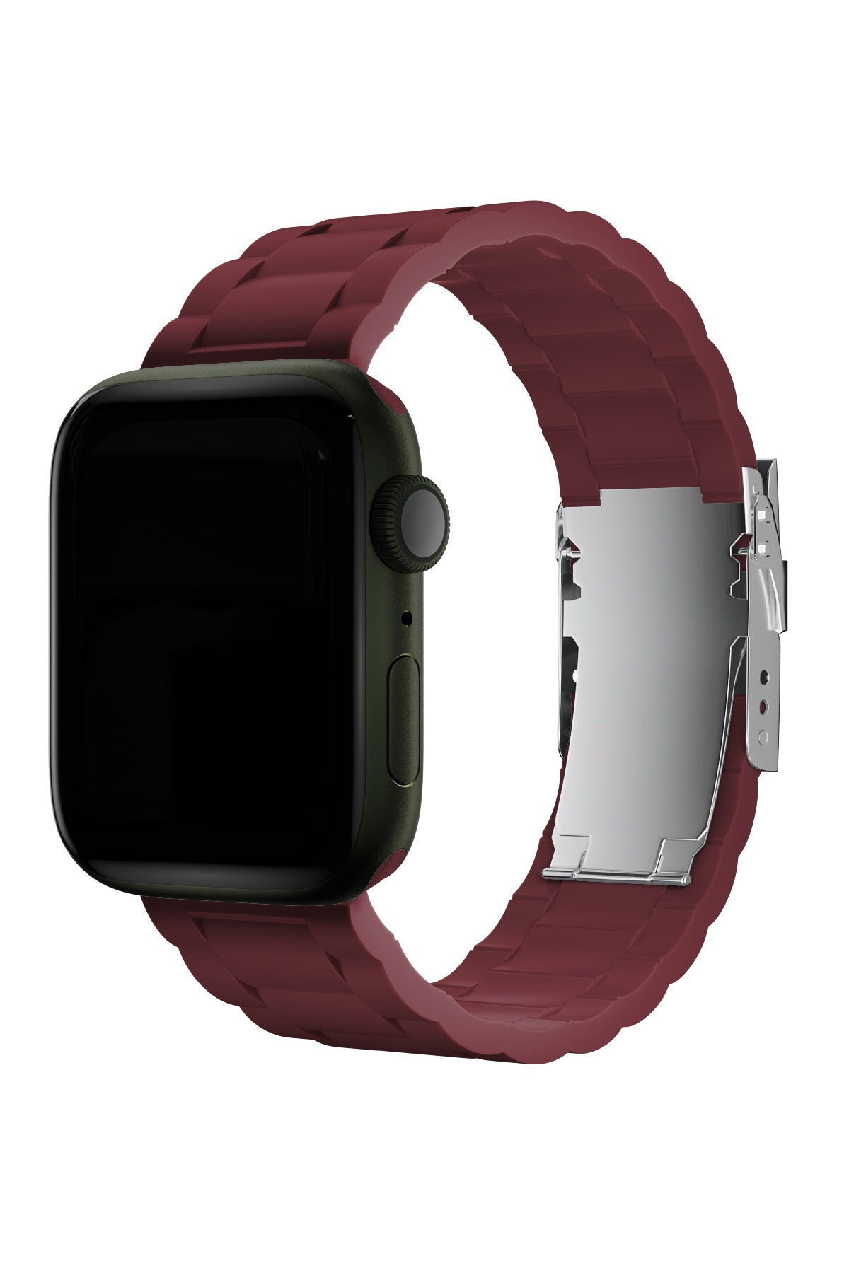 Apple Watch Uyumlu Soft Buckle Silikon Kordon Cordovan