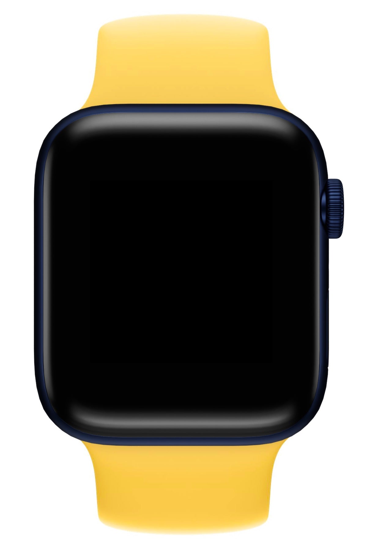 Apple Watch Uyumlu Solo Loop Silikon Kordon Altuni Sarı
