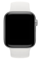 Apple Watch Uyumlu Solo Loop Silikon Kordon Beyaz