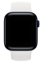 Apple Watch Uyumlu Solo Loop Silikon Kordon Beyaz