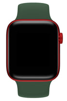 Apple Watch Uyumlu Solo Loop Silikon Kordon Deniz Yeşili