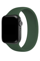 Apple Watch Uyumlu Solo Loop Silikon Kordon Deniz Yeşili