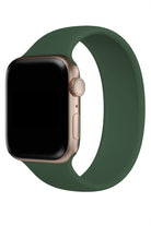 Apple Watch Uyumlu Solo Loop Silikon Kordon Deniz Yeşili