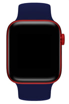Apple Watch Uyumlu Solo Loop Silikon Kordon Gece Mavi