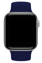 Apple Watch Uyumlu Solo Loop Silikon Kordon Gece Mavi
