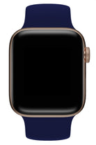 Apple Watch Uyumlu Solo Loop Silikon Kordon Gece Mavi