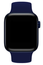 Apple Watch Uyumlu Solo Loop Silikon Kordon Gece Mavi