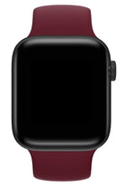 Apple Watch Uyumlu Solo Loop Silikon Kordon Sangria