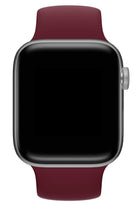Apple Watch Uyumlu Solo Loop Silikon Kordon Sangria