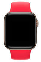 Apple Watch Uyumlu Solo Loop Silikon Kordon Scarlet Kırmızı