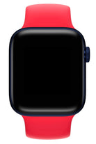 Apple Watch Uyumlu Solo Loop Silikon Kordon Scarlet Kırmızı