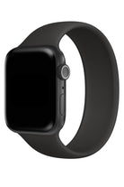Apple Watch Uyumlu Solo Loop Silikon Kordon Siyah
