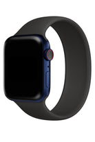 Apple Watch Uyumlu Solo Loop Silikon Kordon Siyah