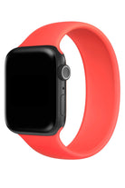 Apple Watch Uyumlu Solo Loop Silikon Kordon Vermilyon Turuncu