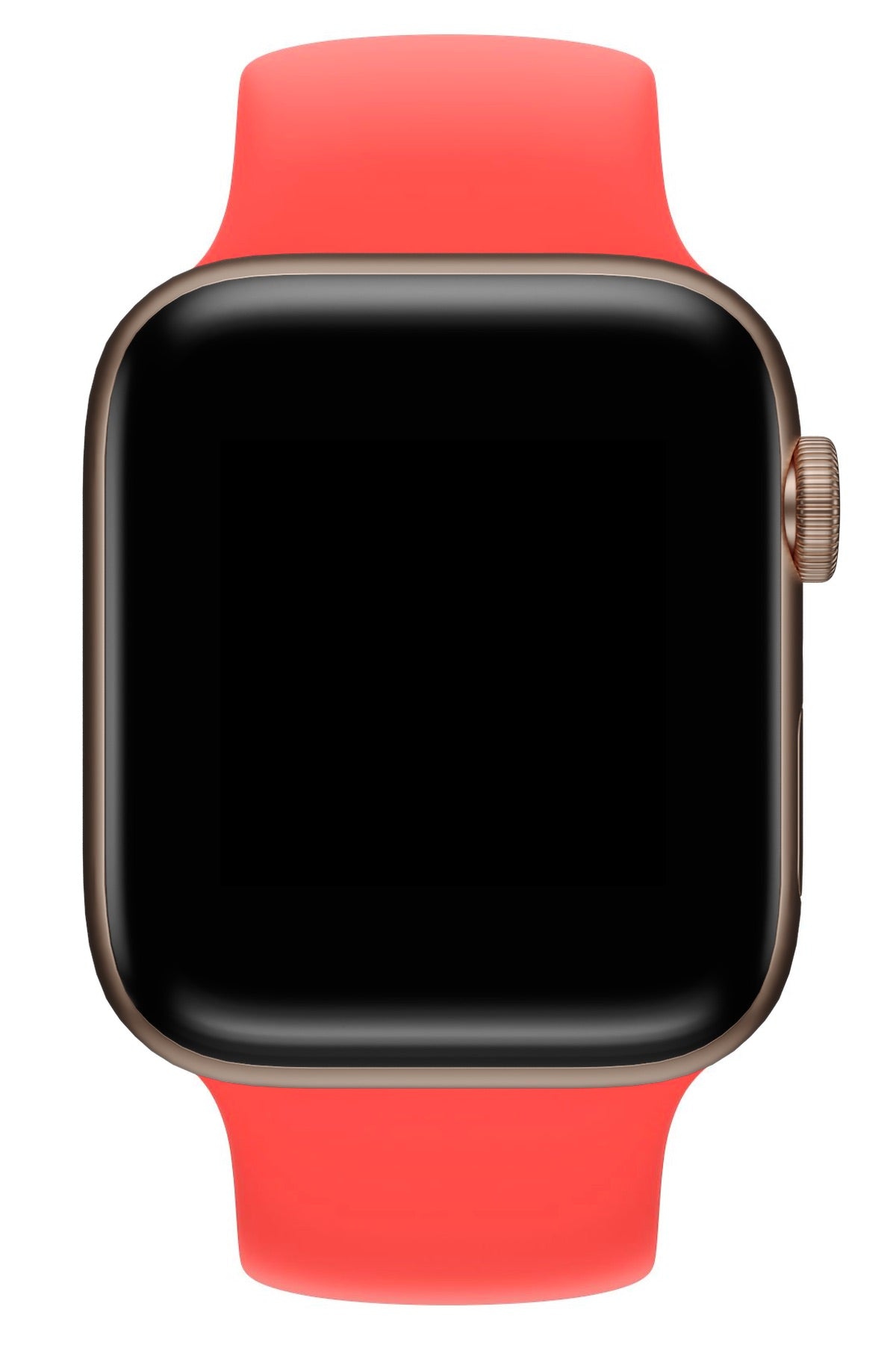 Apple Watch Uyumlu Solo Loop Silikon Kordon Vermilyon Turuncu