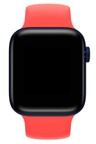 Apple Watch Uyumlu Solo Loop Silikon Kordon Vermilyon Turuncu