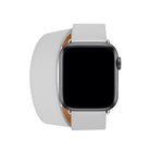 Apple Watch Uyumlu Spiralis Deri Kordon Snow