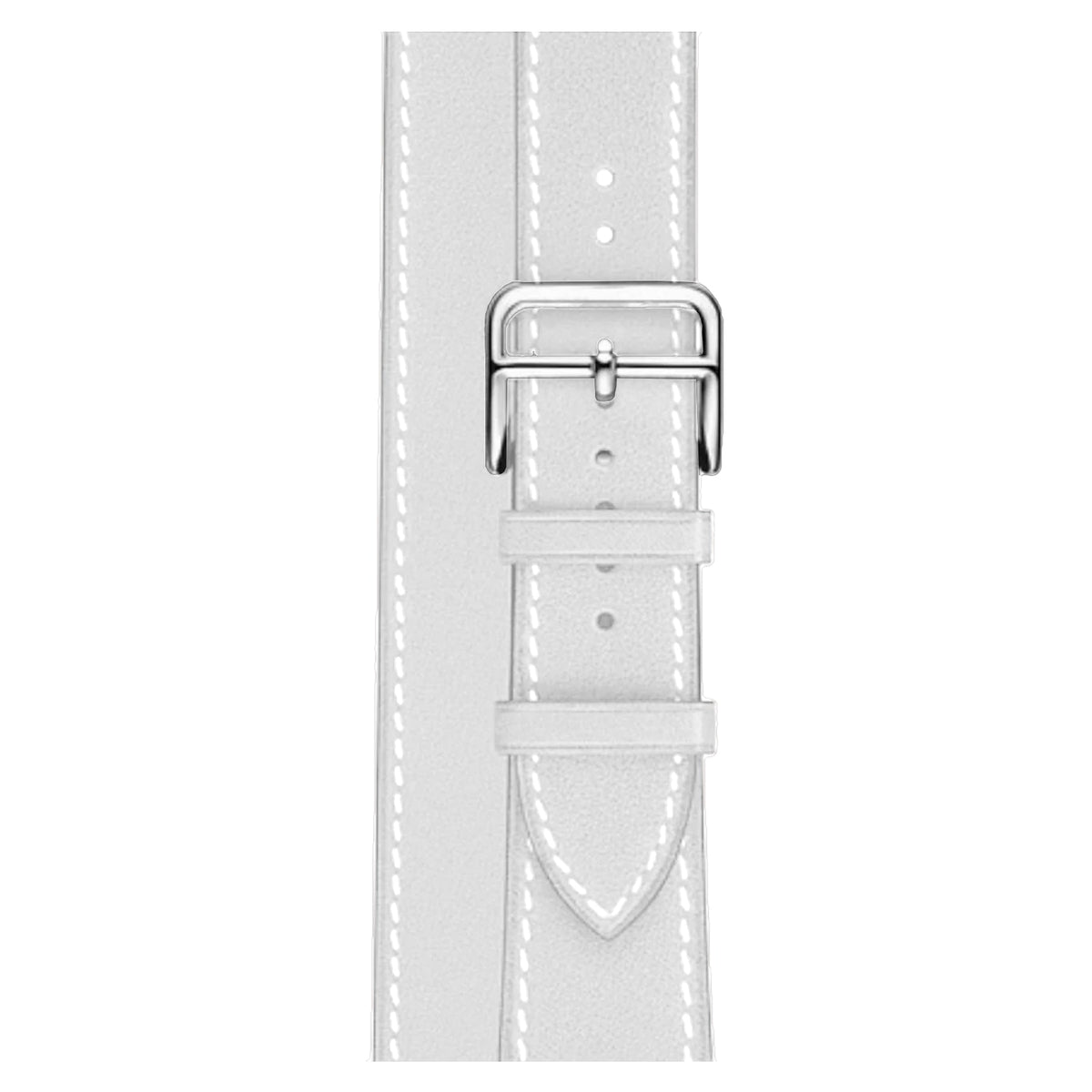 Apple Watch Uyumlu Spiralis Deri Kordon Snow