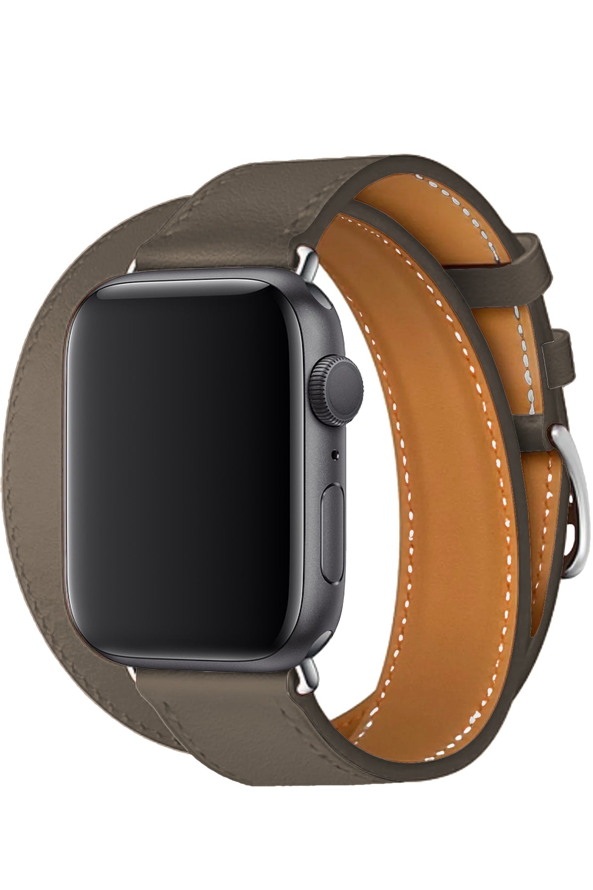Apple Watch Uyumlu Spiralis Deri Kordon Vizon