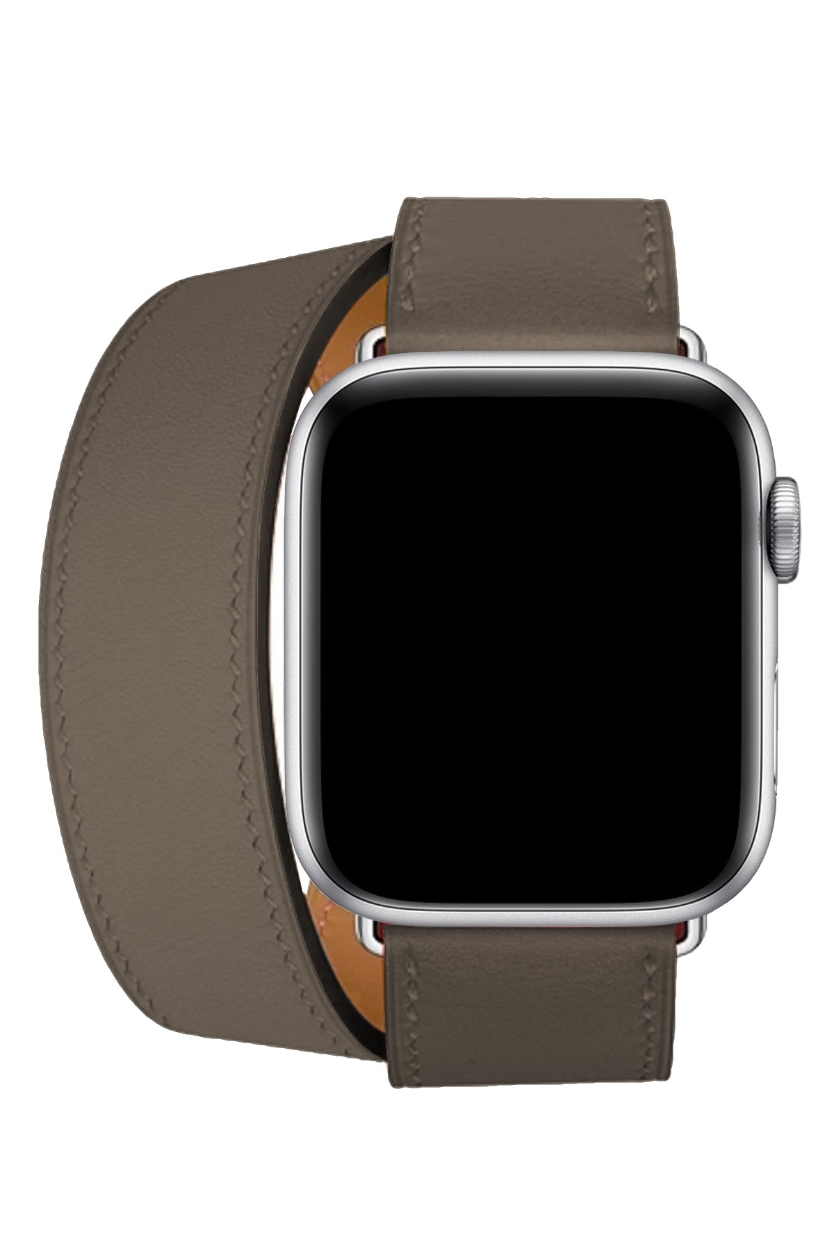 Apple Watch Uyumlu Spiralis Deri Kordon Vizon