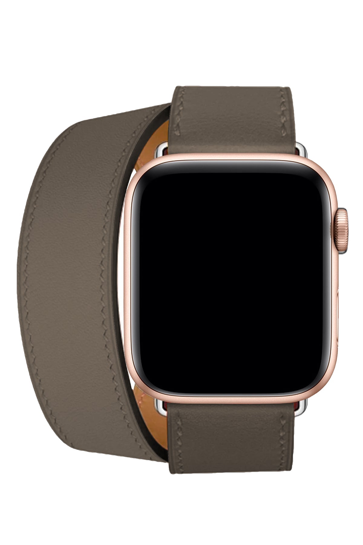 Apple Watch Uyumlu Spiralis Deri Kordon Vizon