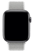 Apple Watch Uyumlu Spor Loop Kordon Beyaz Gri