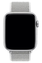 Apple Watch Uyumlu Spor Loop Kordon Beyaz Gri