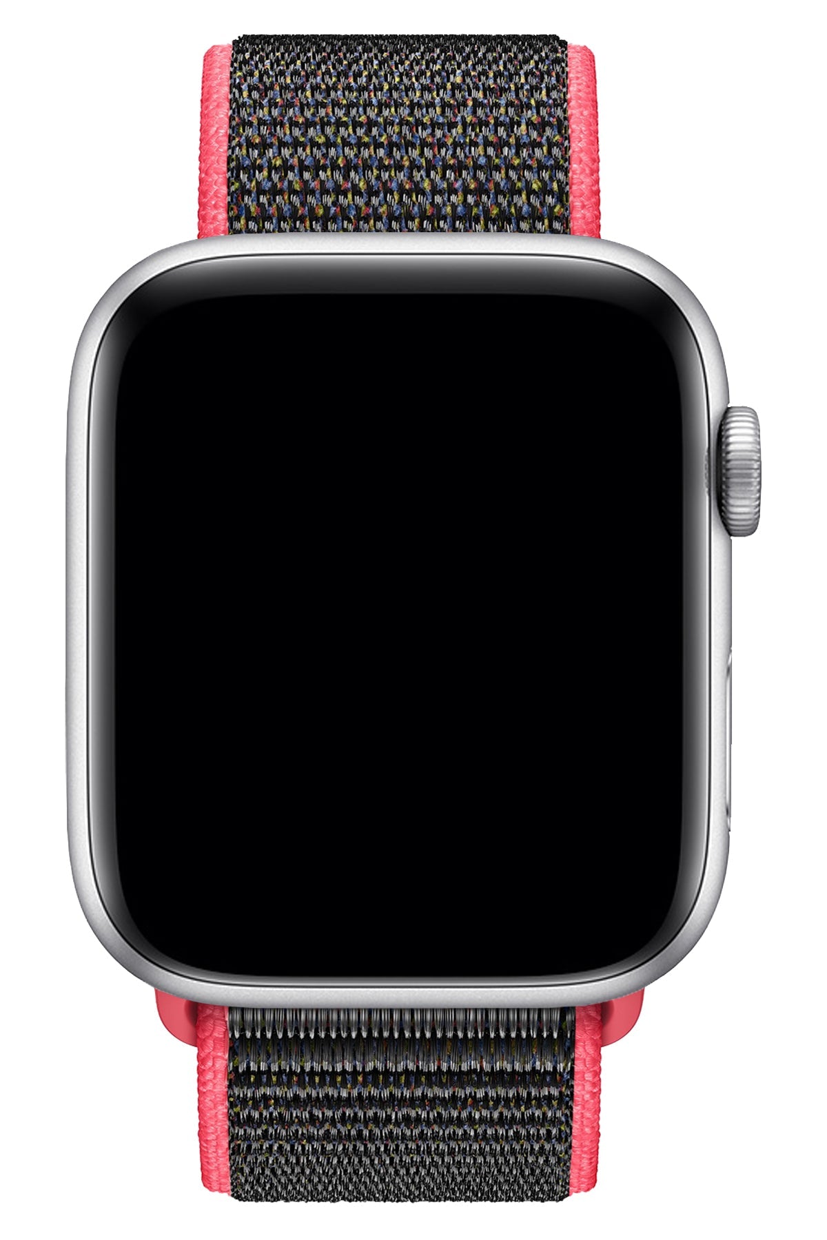 Apple Watch Uyumlu Spor Loop Kordon Frambuaz Siyah