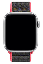Apple Watch Uyumlu Spor Loop Kordon Frambuaz Siyah