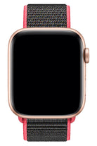Apple Watch Uyumlu Spor Loop Kordon Frambuaz Siyah